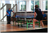 Mit zwei Siegen im oberen Paarkreuz konnte Toni Zipf den fehlenden Sven Oberender gut ersetzen