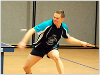 Sven Oberender wusste gegen Arnstadt zu überzeugen und gewann beide Einzelspiele mit 3:1